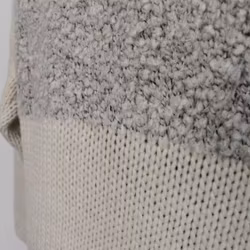 Stickad Kofta med Fickor BEIGE- Marta du Chateau