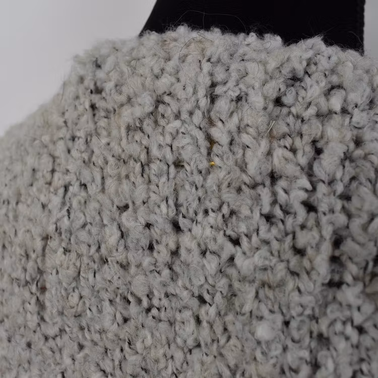 Stickad Kofta med Fickor BEIGE- Marta du Chateau