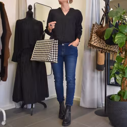 Shopper Dogtooth BEIGE