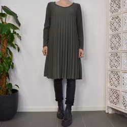 Klänning Jasmin Plisserad MILITARY - Marta du Chateau