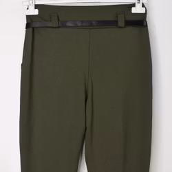 Leggings med Fickor och Skärp KAKI