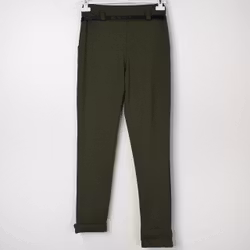 Leggings med Fickor och Skärp KAKI
