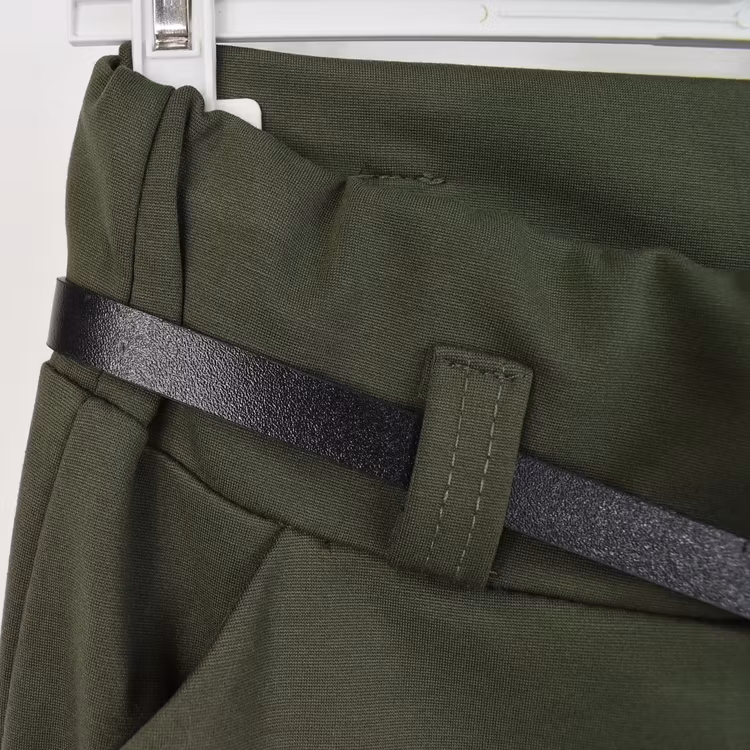 Leggings med Fickor och Skärp KAKI