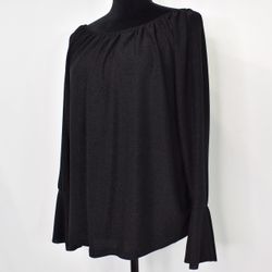 Blus Alexandra Glitter SVART - Marta du Chateau