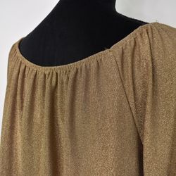 Blus Alexandra Glitter CAMELLO - Marta du Chateau