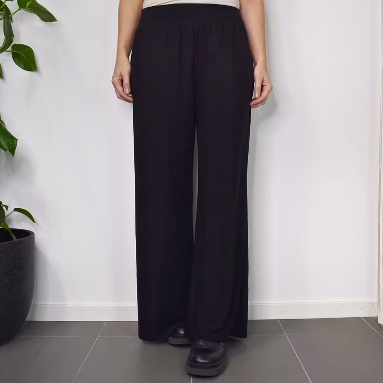 Vid Byxa Glitter SVART - Marta du Chateau