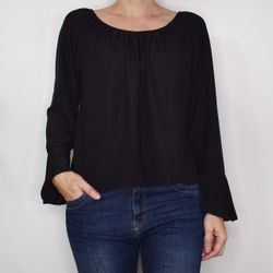 Blus Alexandra Glitter SVART - Marta du Chateau