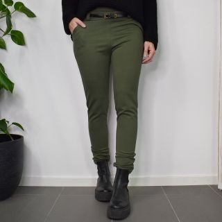 Leggings med Fickor och Skärp KAKI