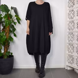 Sweatshirt-klänning Marian SVART - Marta du Chateau