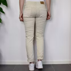 Jeans med revär BEIGE - Place du Jour