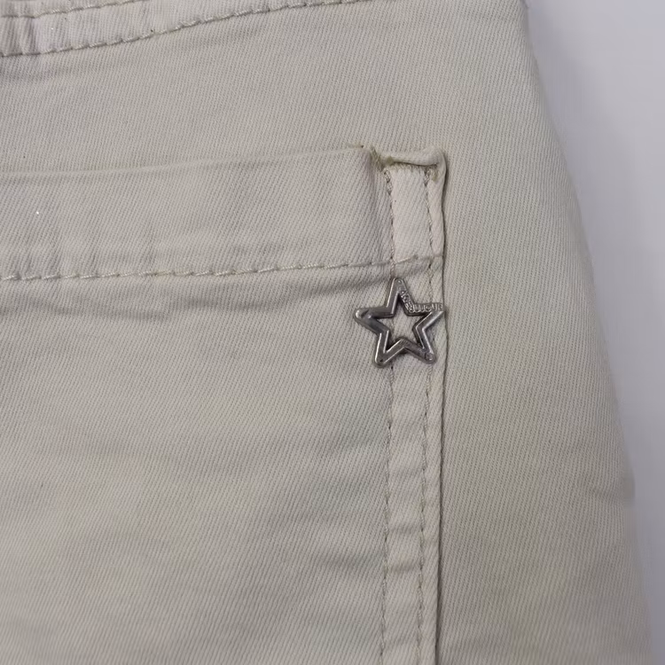 Jeans med revär BEIGE - Place du Jour
