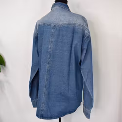 Skjortjacka Denim Over Sized BLÅ - 3D Denim