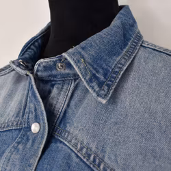 Skjortjacka Denim Over Sized BLÅ - 3D Denim