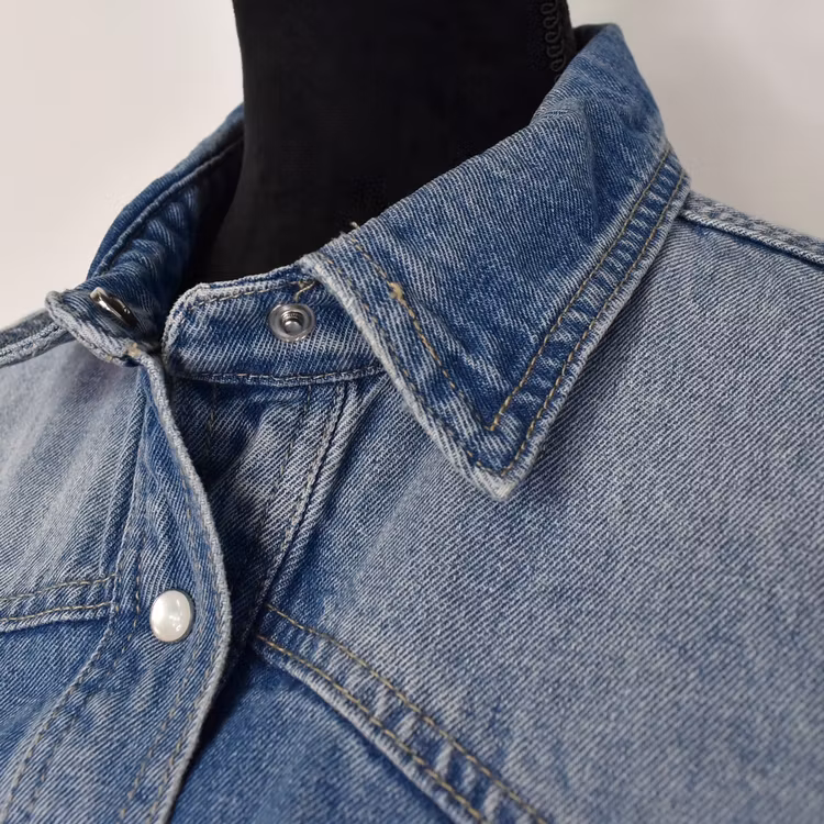 Skjortjacka Denim Over Sized BLÅ - 3D Denim