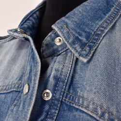 Skjortjacka Denim Over Sized BLÅ - 3D Denim