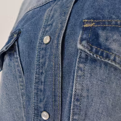 Skjortjacka Denim Over Sized BLÅ - 3D Denim