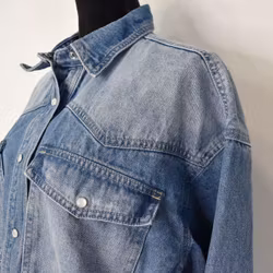 Skjortjacka Denim Over Sized BLÅ - 3D Denim