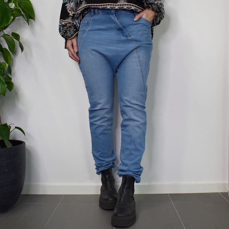 Jeans Baggy LJUS BLÅ - 3D Denim