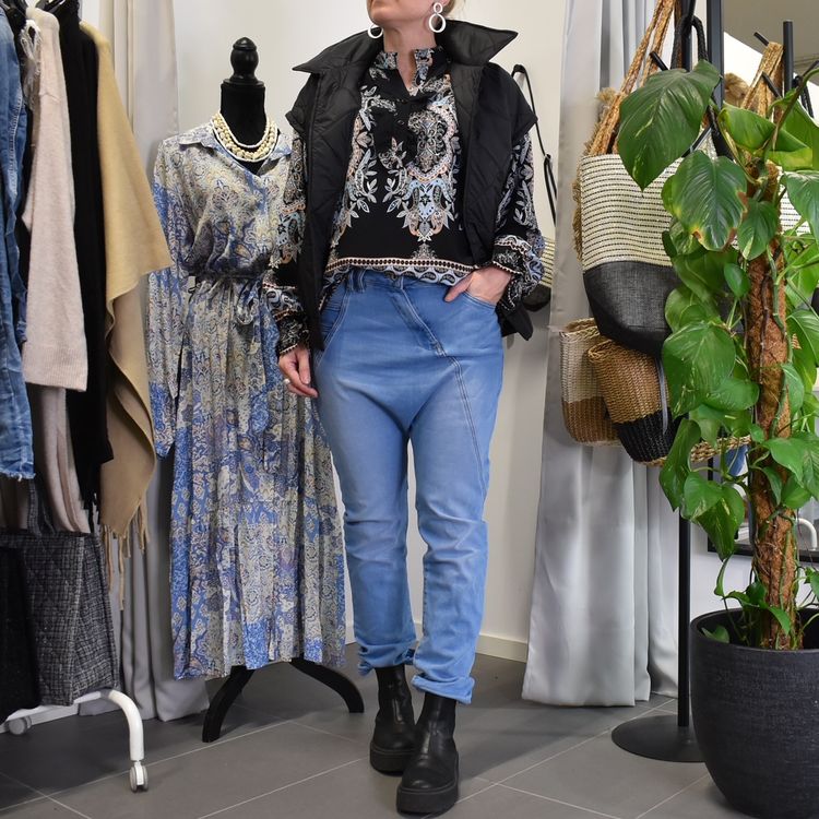 Jeans Baggy LJUS BLÅ - 3D Denim