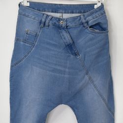 Jeans Baggy LJUS BLÅ - 3D Denim