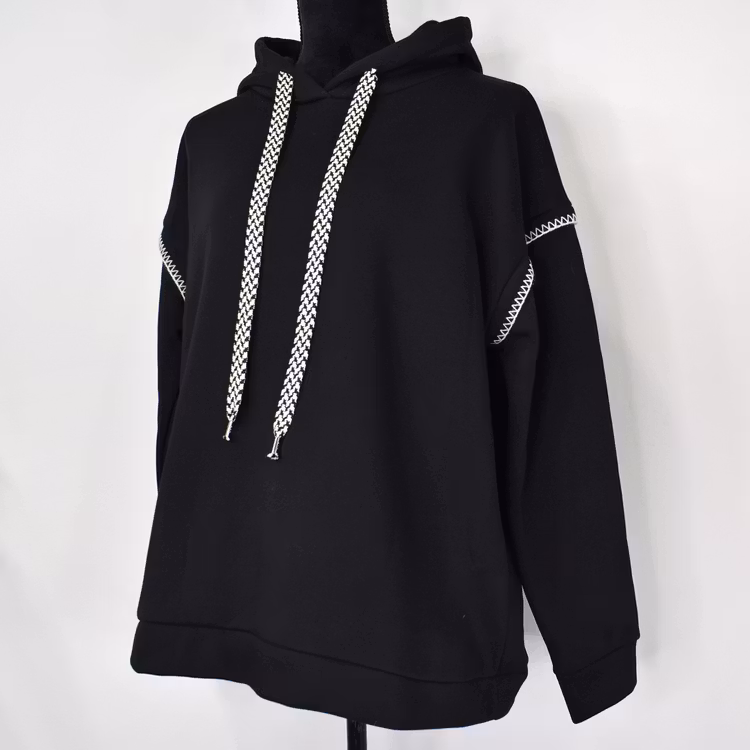 Hoodie Audrey Over Sized SVART - Marta du Chateau