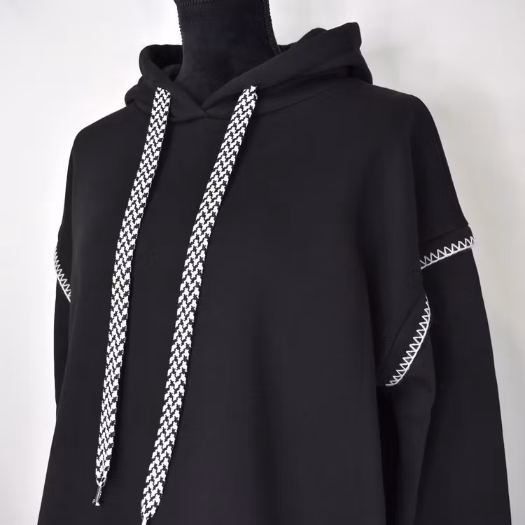 Hoodie Audrey Over Sized SVART - Marta du Chateau