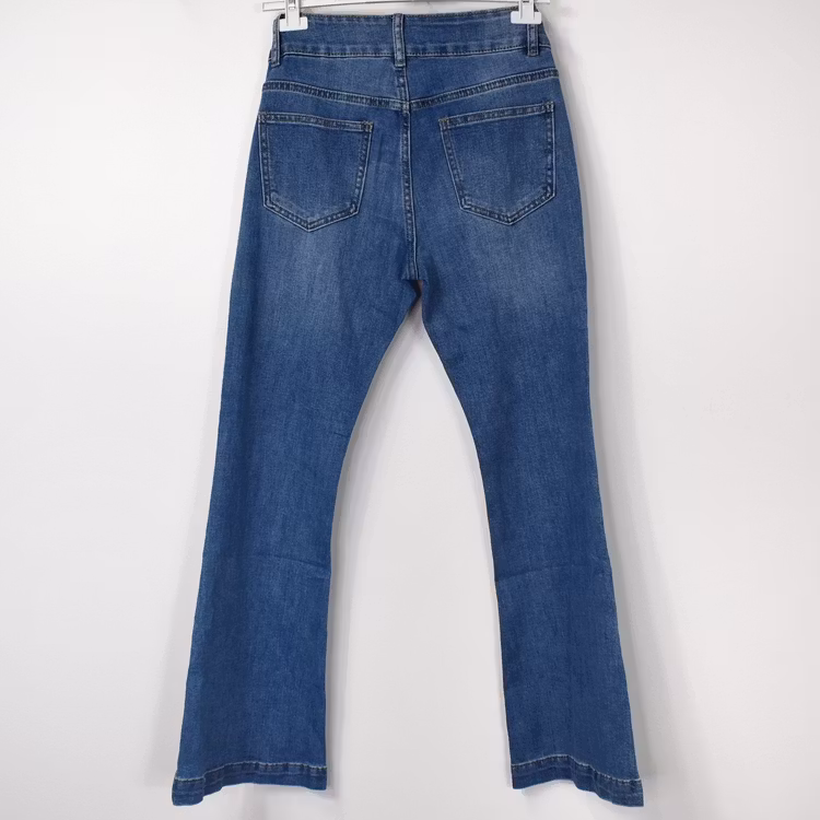 Jeans Flare BLÅ - 3D Denim