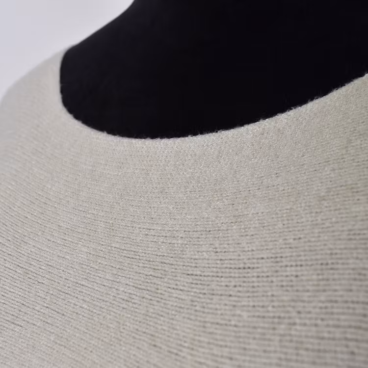 Stickad Ponchotröja BEIGE