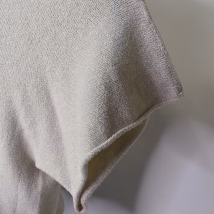 Stickad Ponchotröja BEIGE