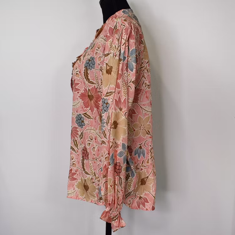Blus Aya Blommig ROSA - Marta du Chateau