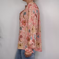 Blus Aya Blommig ROSA - Marta du Chateau