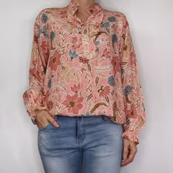 Blus Aya Blommig ROSA - Marta du Chateau
