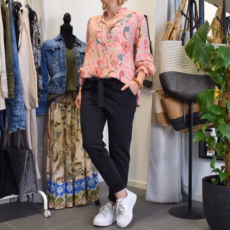 Blus Aya Blommig ROSA - Marta du Chateau