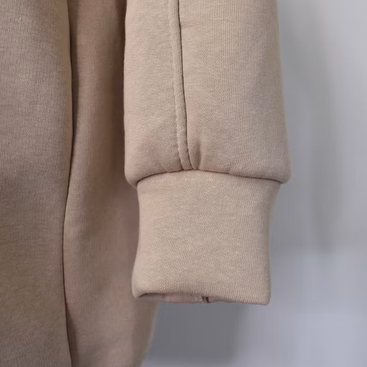 Sweatshirt med Tryck Over Size BEIGE FONCE