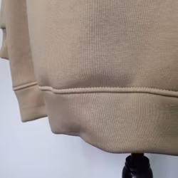 Sweatshirt med Tryck Over Size BEIGE FONCE