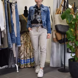 Jeansjacka med knappar DENIM - Place du Jour