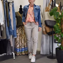 Jeansjacka med knappar DENIM - Place du Jour