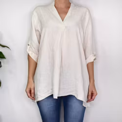 Linneblus Harper OFF WHITE - Stajl Agenturer