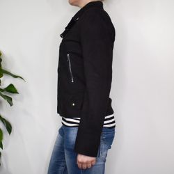 Jacka Biker SVART