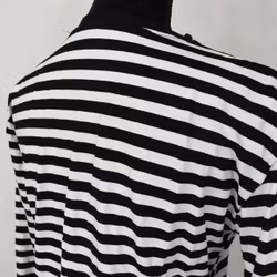 Långärmad t-shirt Randig VIT/SVART