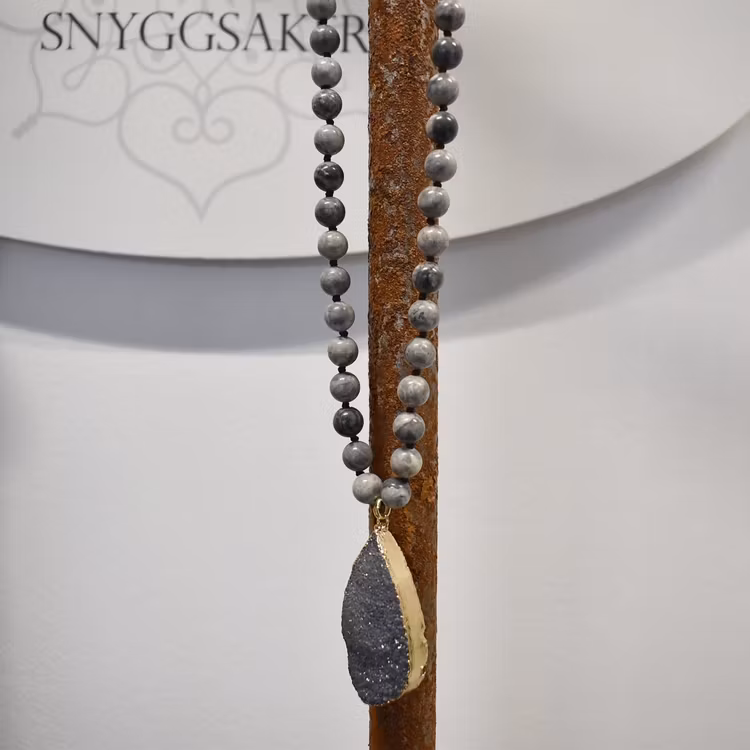 Halsband Daisy GRÅ - The Moshi