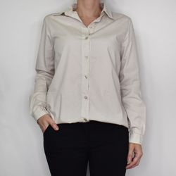 Bomullsskjorta BEIGE