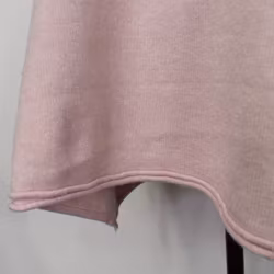 Stickad Ponchotröja med Knappar ROSA