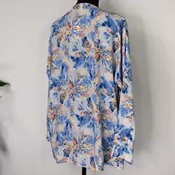 Blus Estie Mönstrad BLÅ - Mix By Heart