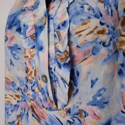 Blus Estie Mönstrad BLÅ - Mix By Heart