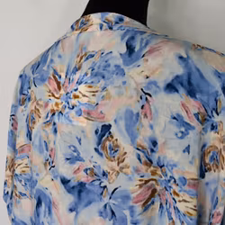 Blus Estie Mönstrad BLÅ - Mix By Heart