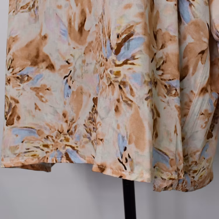 Blus Estie Mönstrad BEIGE - Mix By Heart