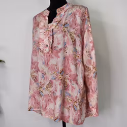 Blus Estie Mönstrad ROSA - Mix By Heart