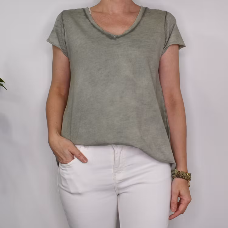 T-shirt KAKI - Stajl Agenturer