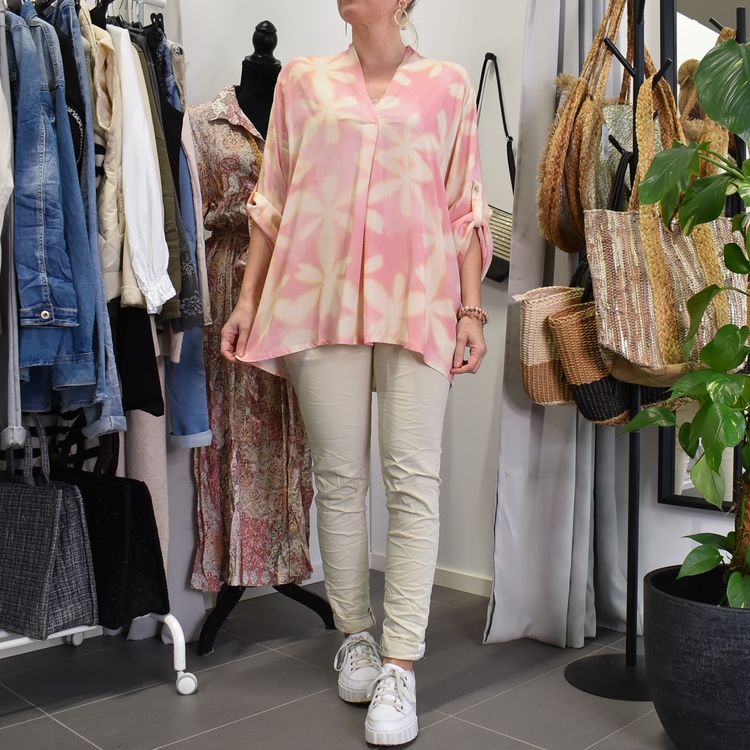 Blus Claudia Leaf ROSA - Stajl Agenturer